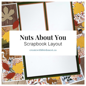 Nuts About You Scrapbook Layout