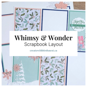 Whimsy and Wonder Scrapbook Layout