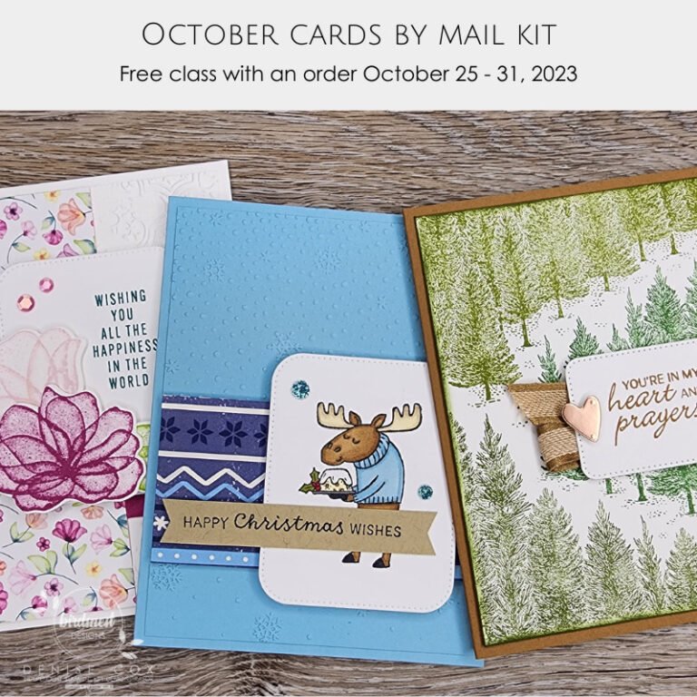 October Cards By Mail Free Class