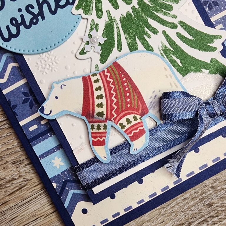 Adorable Winter Card with Beary Cute