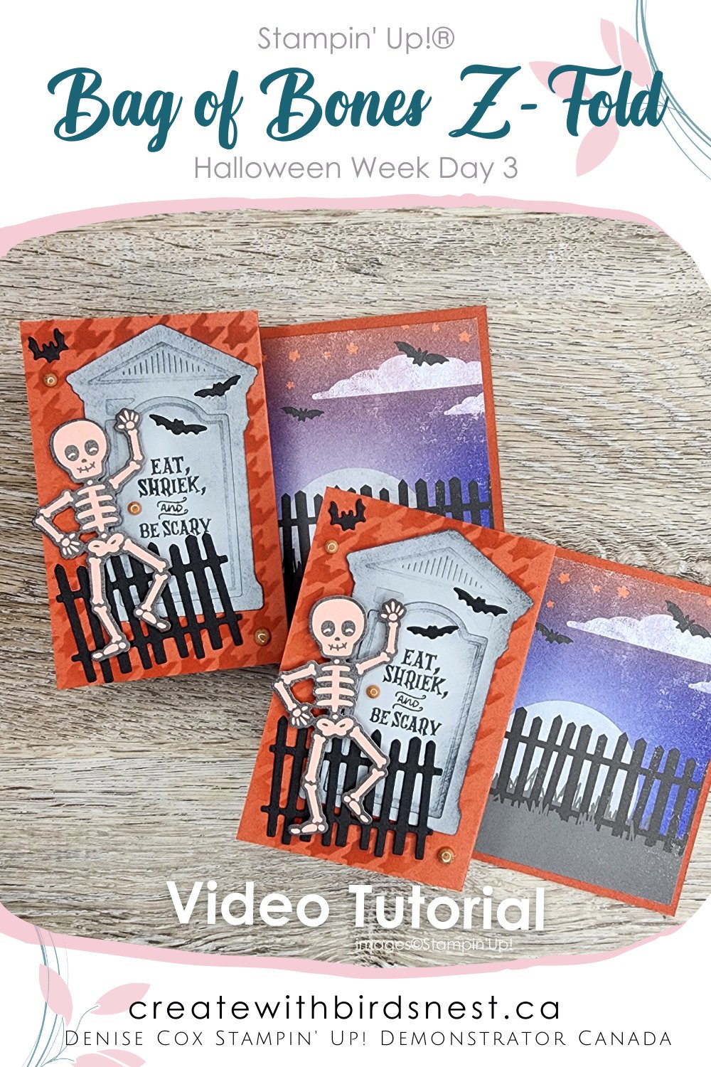 Halloween Week Day 3: Bag of Bones Z Fold via @denise34