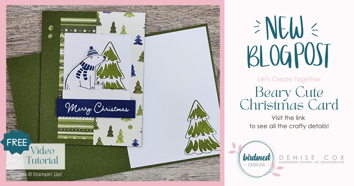 Make It Monday: Beary Cute Sketch Card • Birdsnest Designs