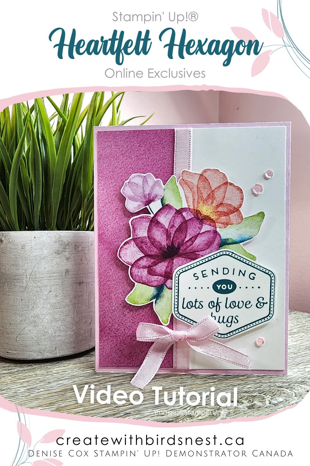Heartfelt Hexagon Colour Challenge via @denise34
