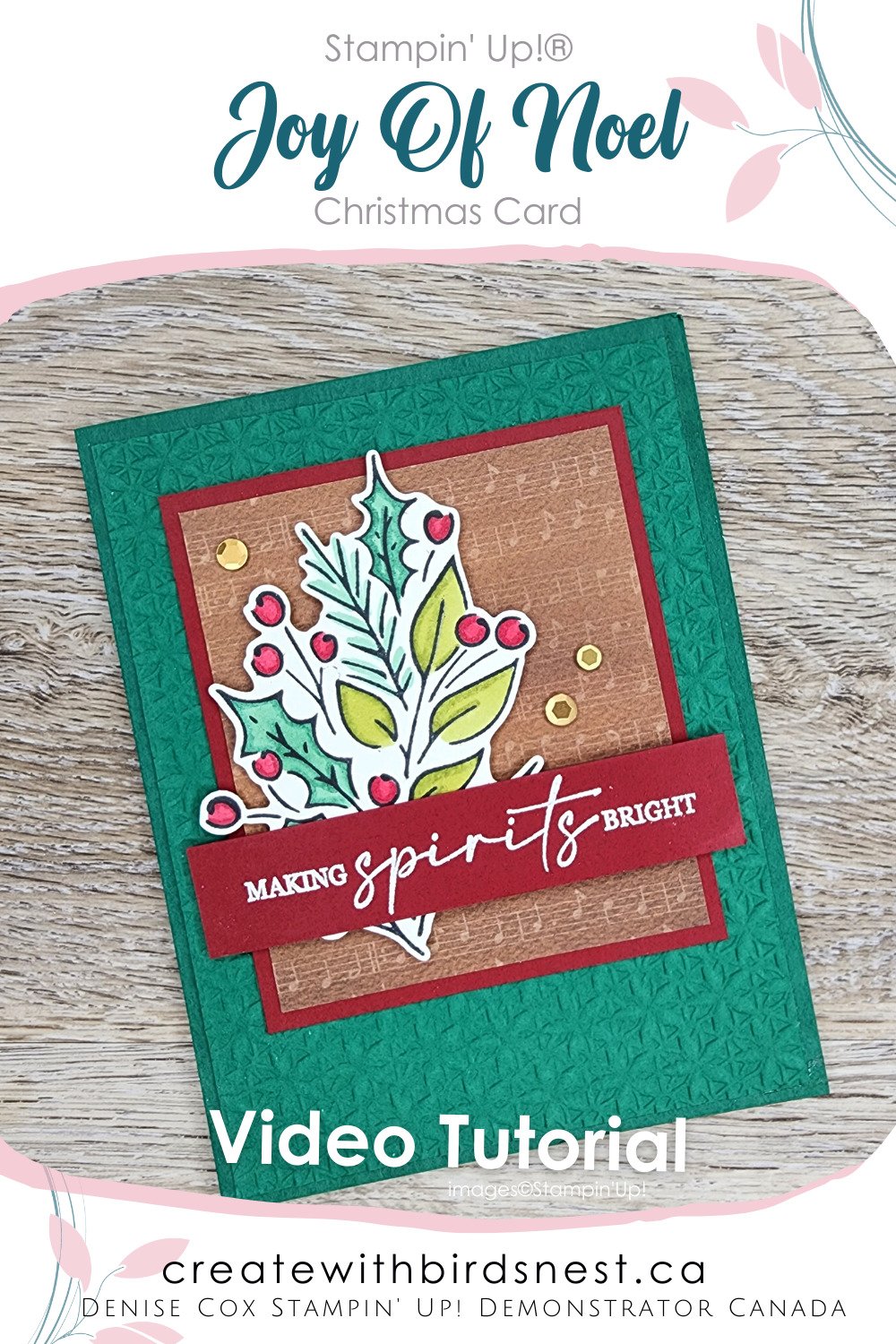 Joy of Noel Christmas Card via @denise34
