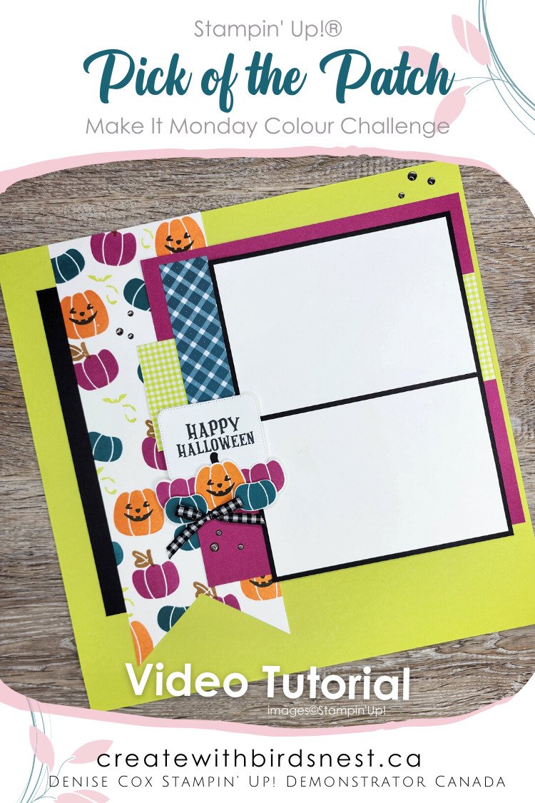 Halloween Week Day 1: Pick of the Patch Layout via @denise34