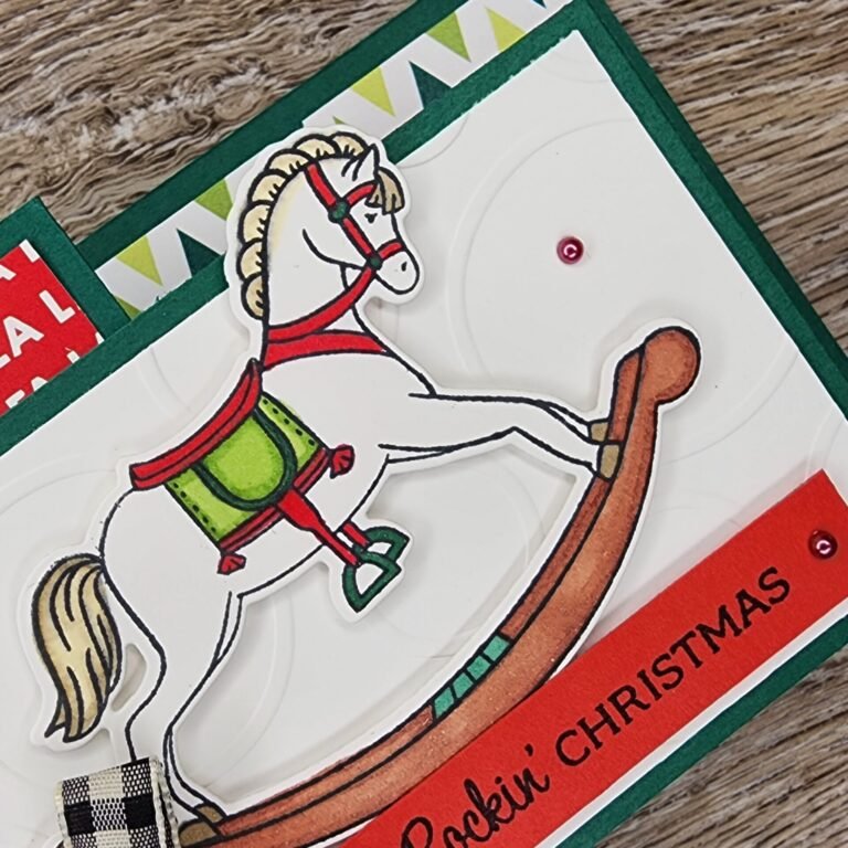 Rocking Horse Double-Z Fold Card