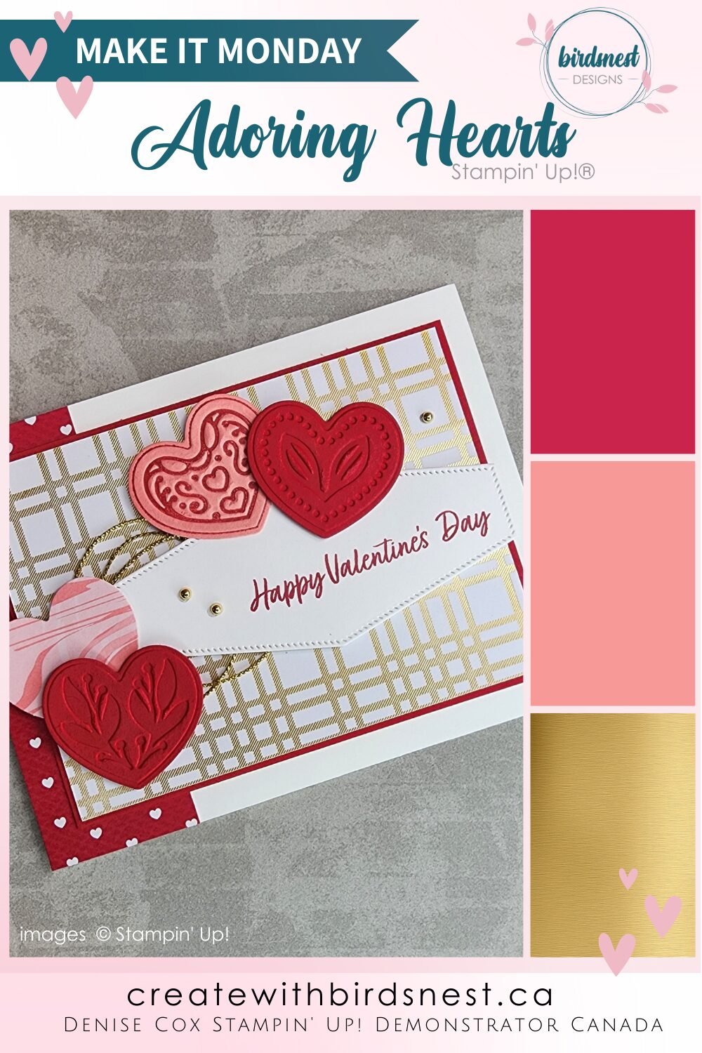Adoring Hearts Colour Challenge via @denise34