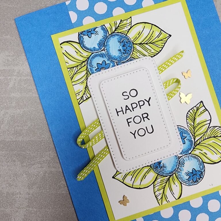Make It Monday: Blueberry Bunches Sketch Card
