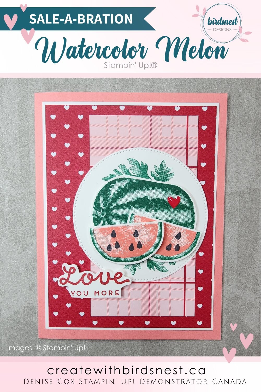 Sale A Bration Week Day 1: Watercolor Melon via @denise34