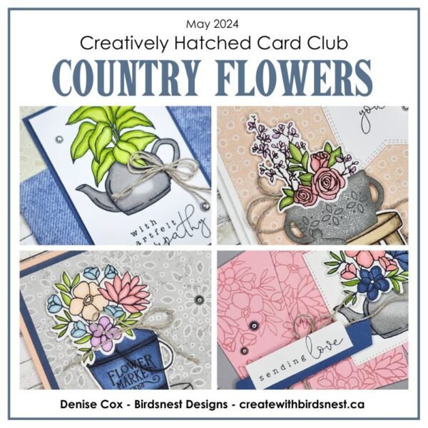 Country Flowers - Creatively Hatched May 2024