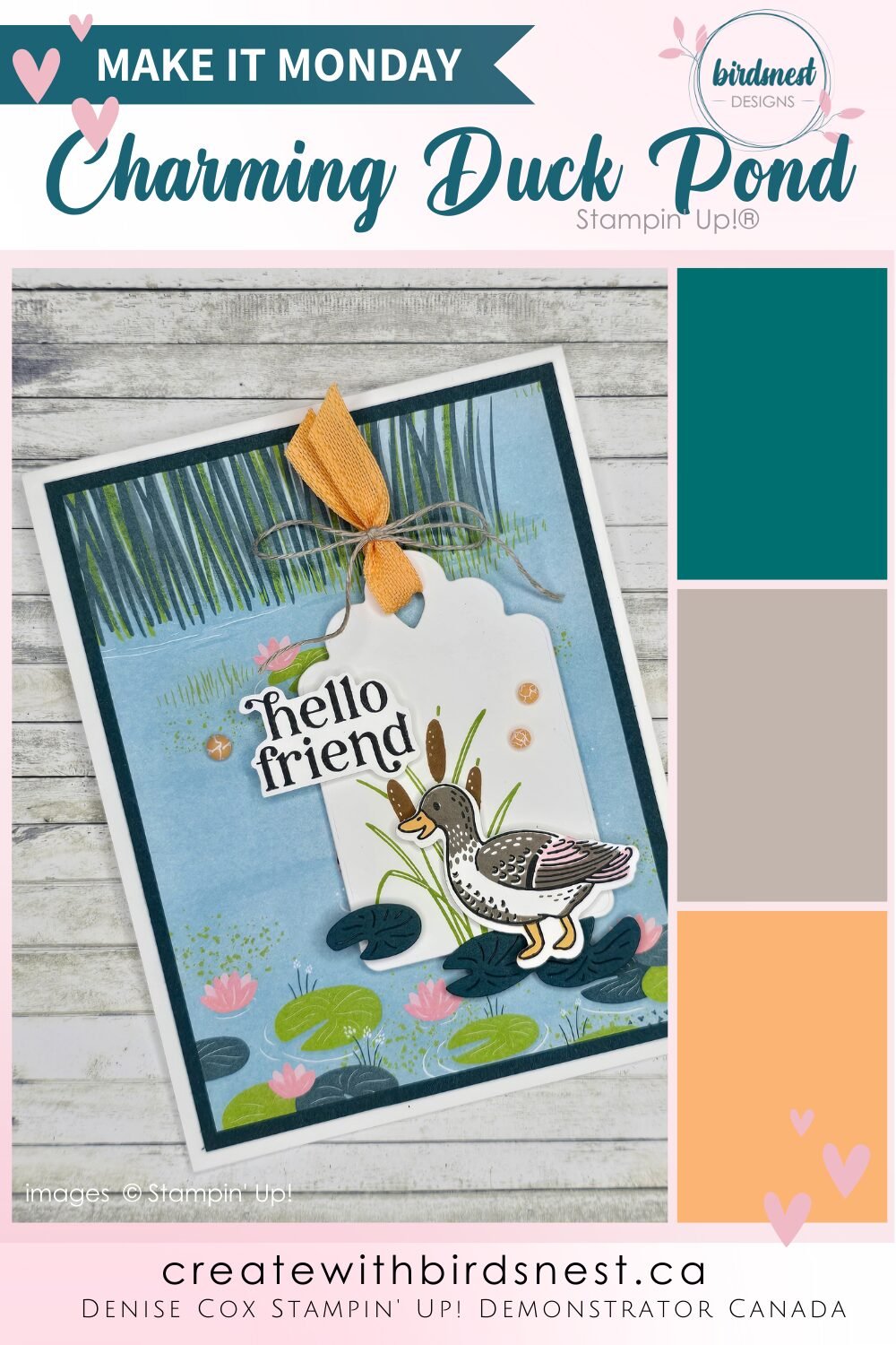 Charming Duck Pond Colour Challenge via @denise34