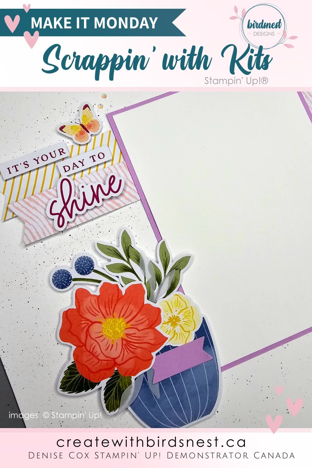Your Day To Shine Kit: Cards & Scrapbooking via @denise34