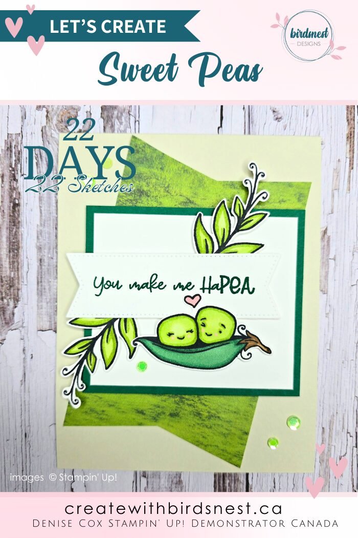 HaPEA Sweet Peas  – Sketch 5 via @denise34