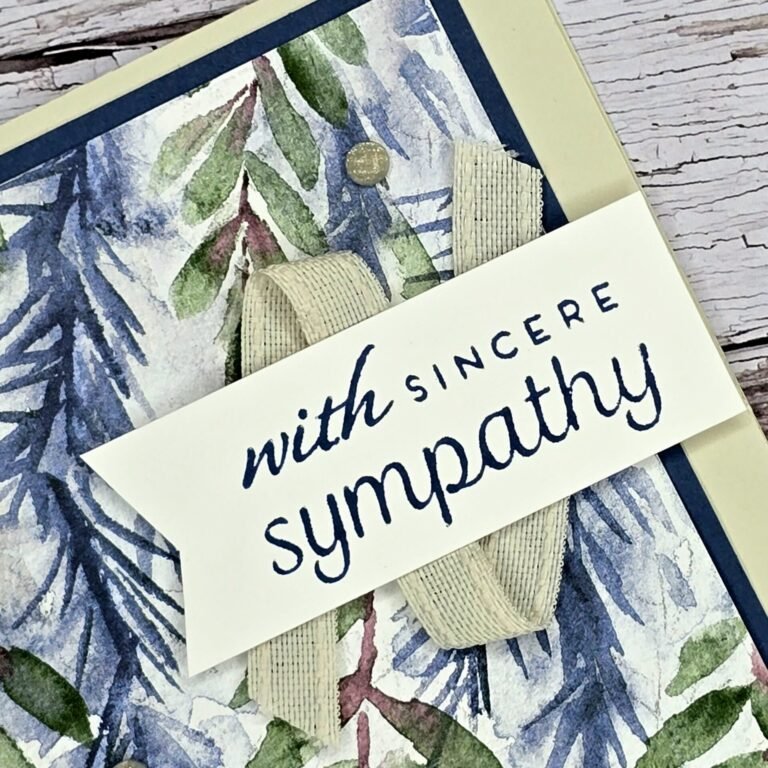 Winter Meadow Sympathy Card – Sketch 16