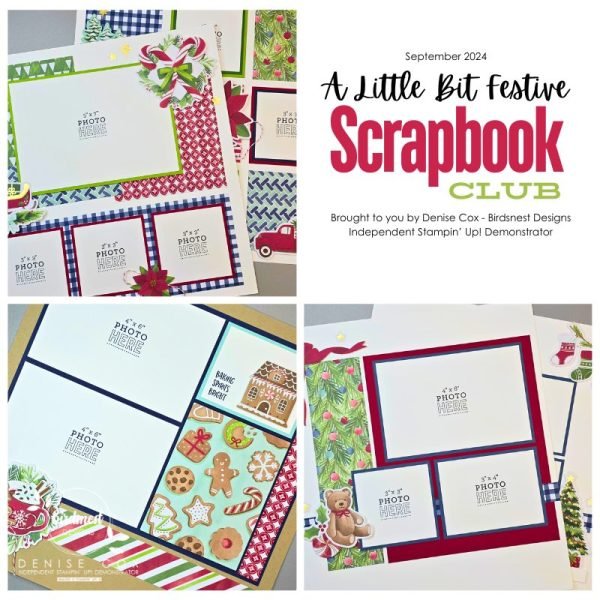A Little Bit Festive Scrapbook Class