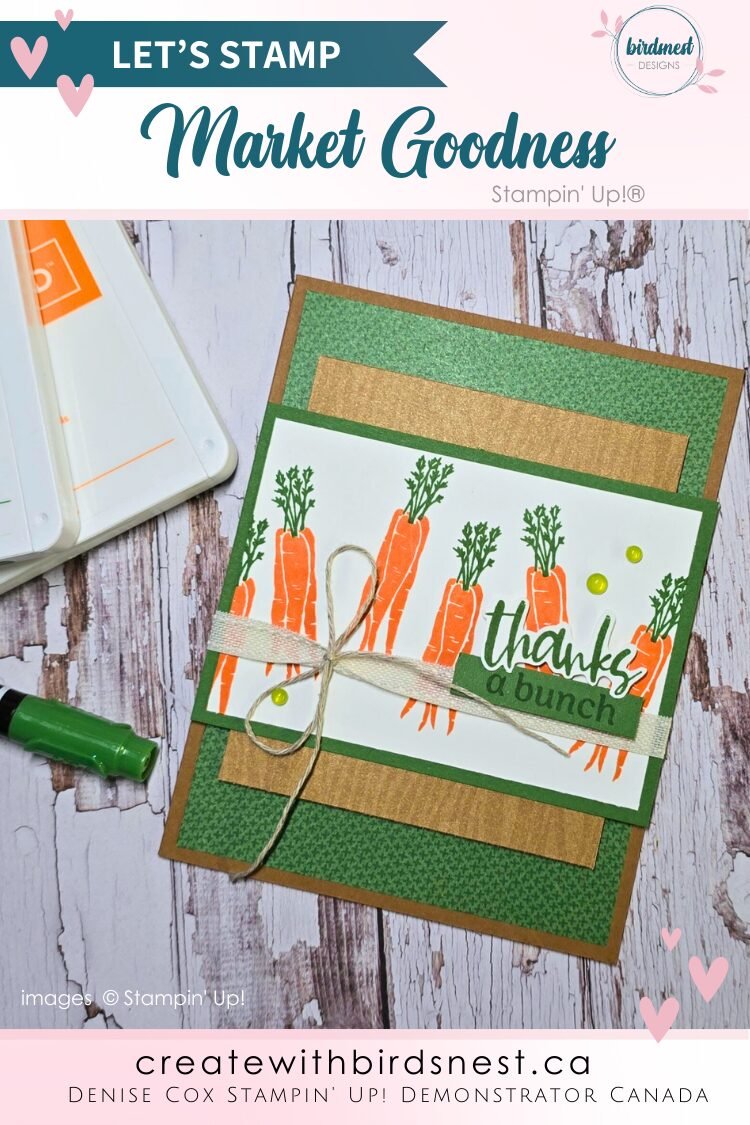 Quick Thank You Card with Market Goodness via @denise34