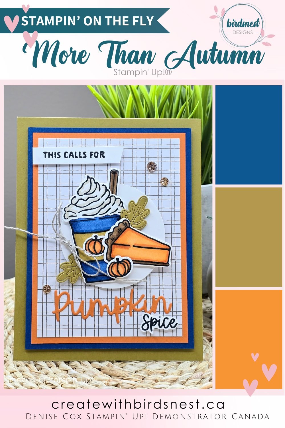 Stampin’ On The Fly With More Than Autumn Bundle via @denise34