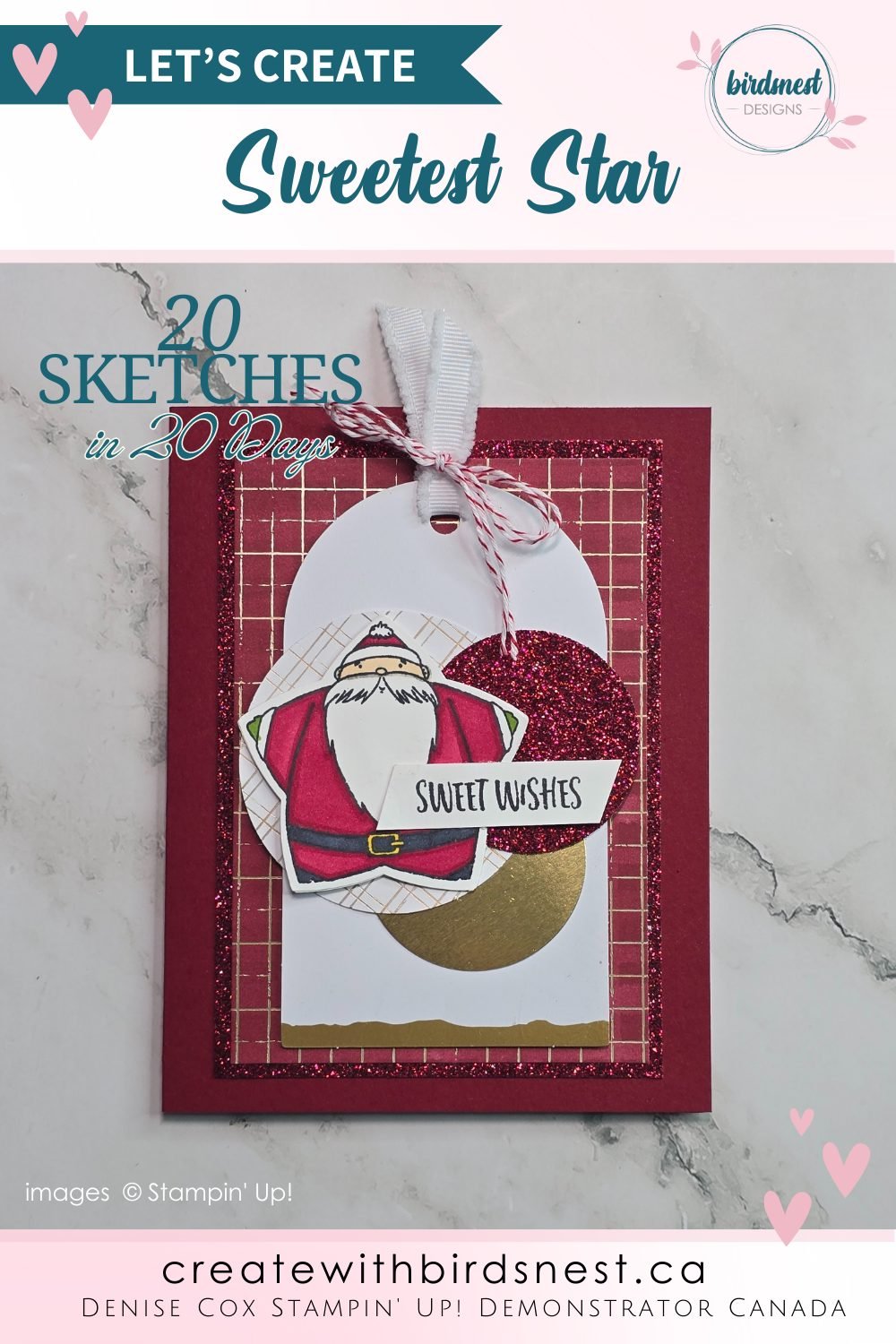 20 Sketches In 20 Days: Sweetest Star Santa via @denise34