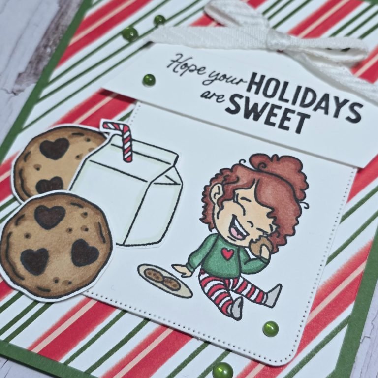 Christmas Card with Dear Santa and Perfect Pairs Stamp Sets