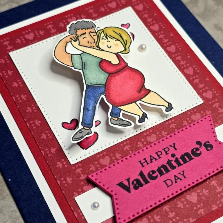 Wobbling Dance With Me Valentine’s Day Card