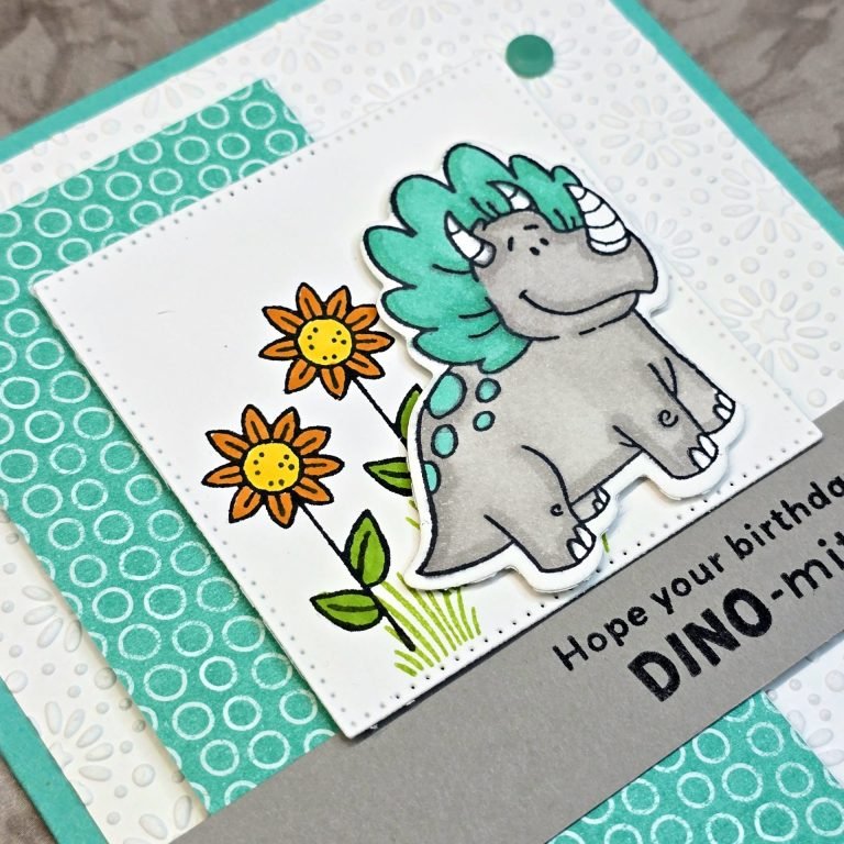 Darling Dinos Make Dino-Mite Birthday Cards