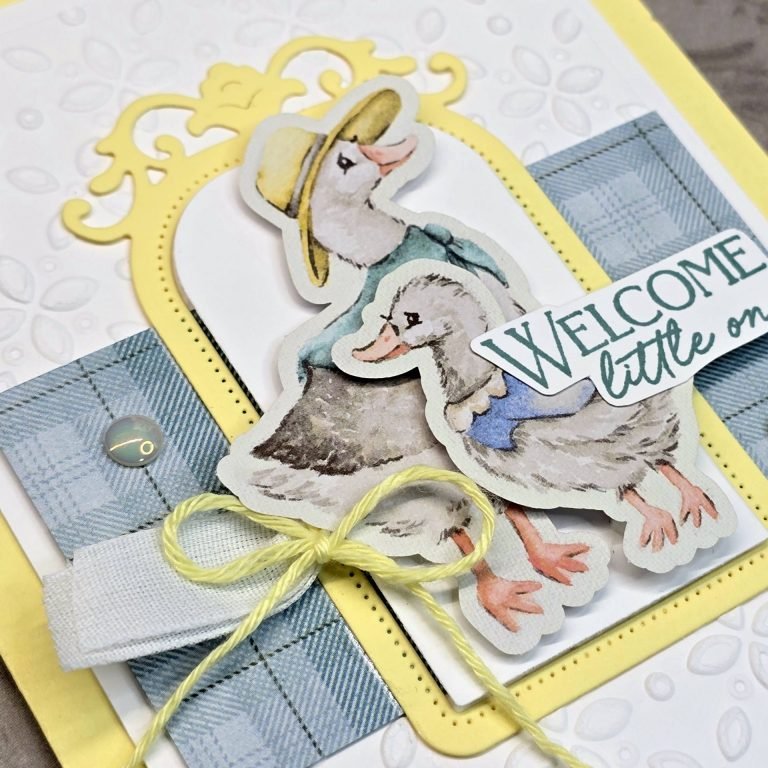 Welcome Little One: Baby Card Featuring the Storybook Moments Suite