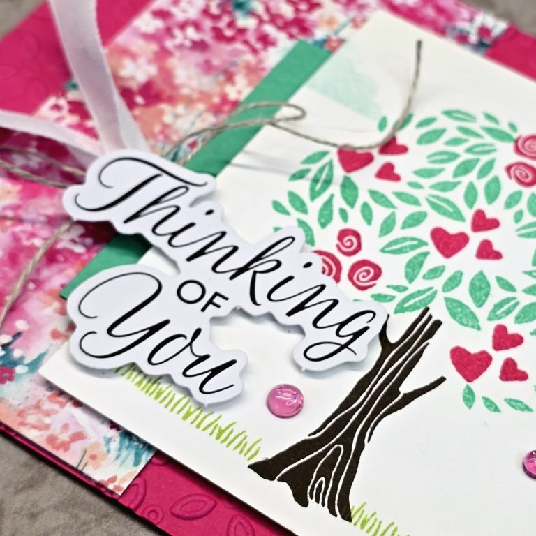 Thinking of You Card Featuring the Pick A Season Stamp Set