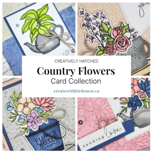Creatively Hatched: Country Flowers Card Collection