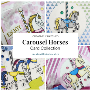 Creatively Hatched: Carousel Horses Card Collection