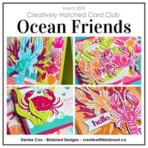Ocean Friends Creatively Hatched Card Class - March 2025