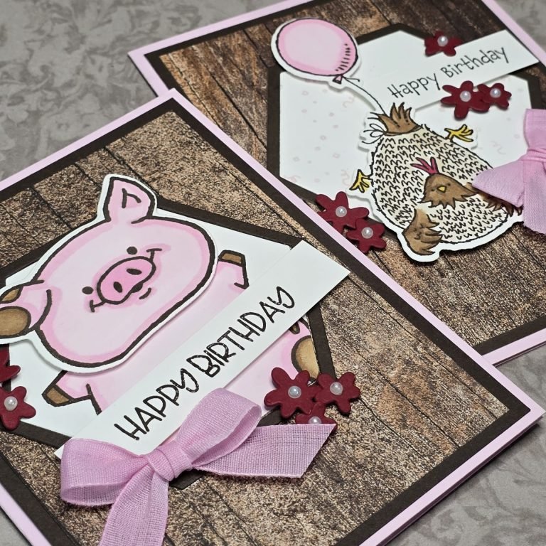 Craft From Your Stash: Party Piggy & Hey Birthday Chick