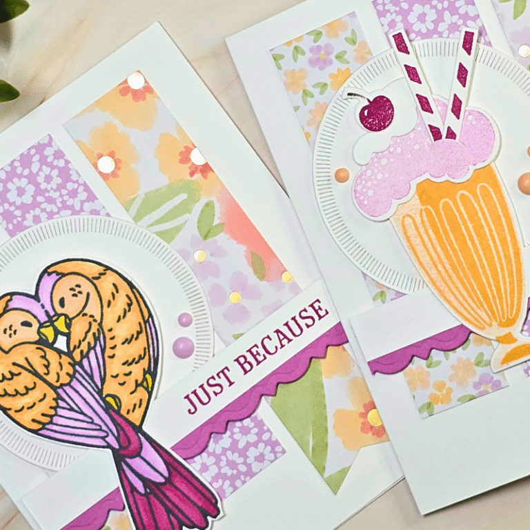 One Layout, Two Ways: Craft From Your Stash Cardmaking