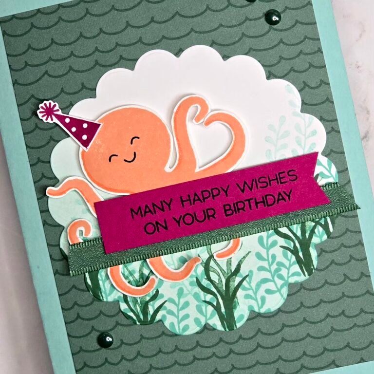 Many Happy Wishes with the Thoughtful Octopus