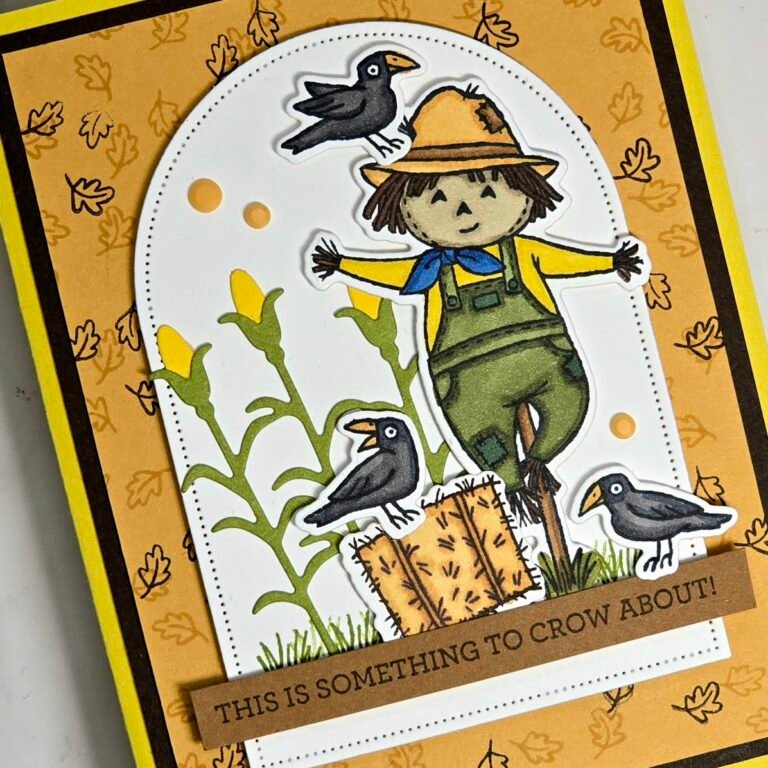 Make a Cute Scarecrow Fall Card with Fun for Fall